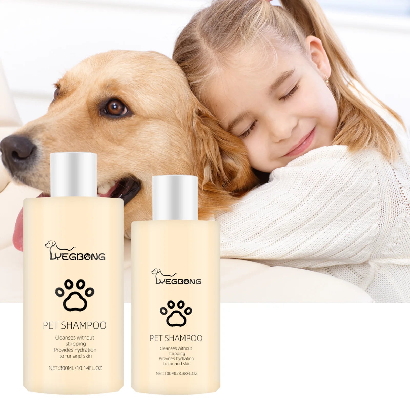 Anti-Itch Dog Wash Shampoo – Flea & Mite Relief Deodorizing Formula