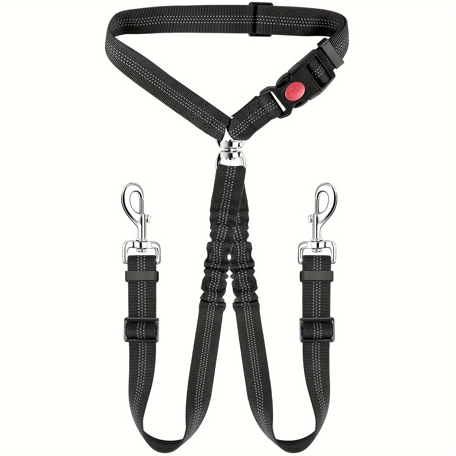 Dog Seat Belt – Dual Headrest Safety Leash