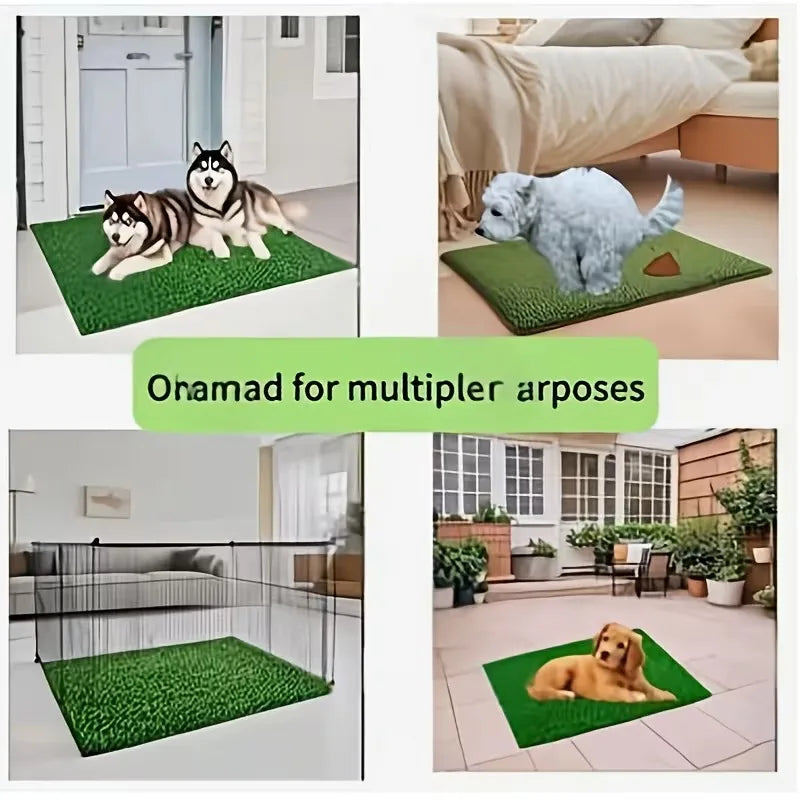 Dog Grass Potty Tray – Washable Training Toilet