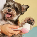 Silicone Dog Paw Cleaner & Massage Brush - Muddy Paw Scrubber in Pink