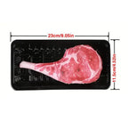 Steak Shaped Plush Dog Toy - Squeaky for Small & Medium Dogs, Interactive & Fun