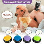 Dog Communication Button – 30s Voice Recording Training Buzzer