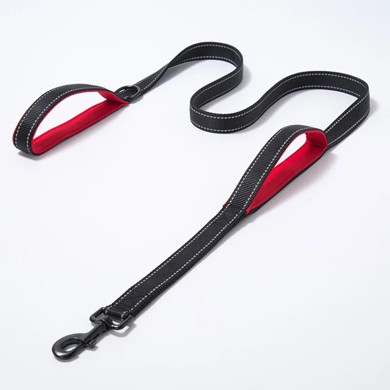 Dog Leash – Dual Handle Reflective Control