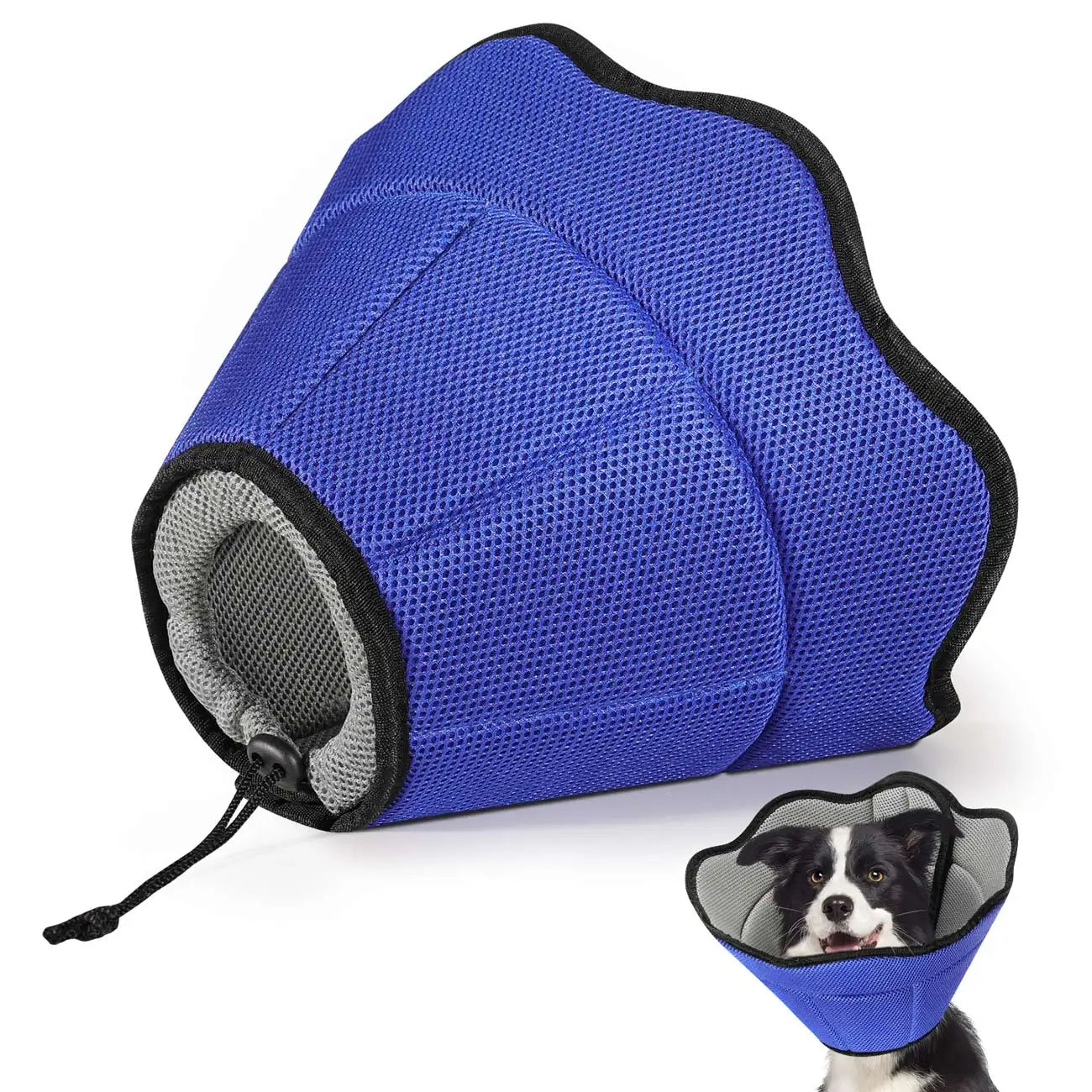 Dog Recovery Cone – Soft Mesh Breathable Collar