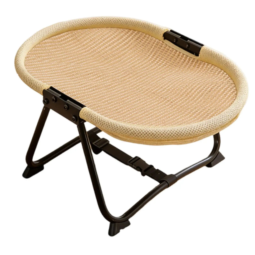 Portable Elevated Dog Bed – Heavy Duty Metal Frame, Foldable with Storage Bag for Indoor Use
