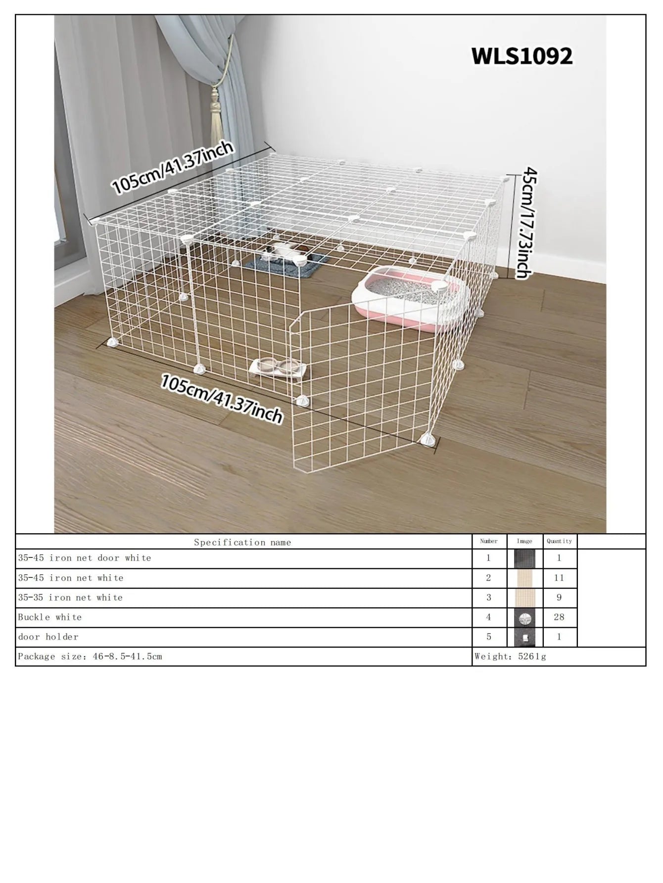 Indoor Dog Playpen – Small Dog Fence