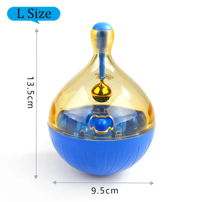 Interactive Dog Treat Dispensing Ball – Slow Feed Puzzle Toy