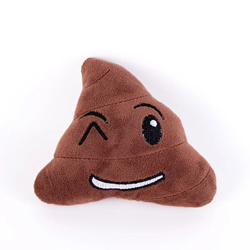 Poop Plush Dog Toy – Funny Cartoon for Training
