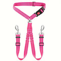 Dog Seat Belt – Dual Headrest Safety Leash