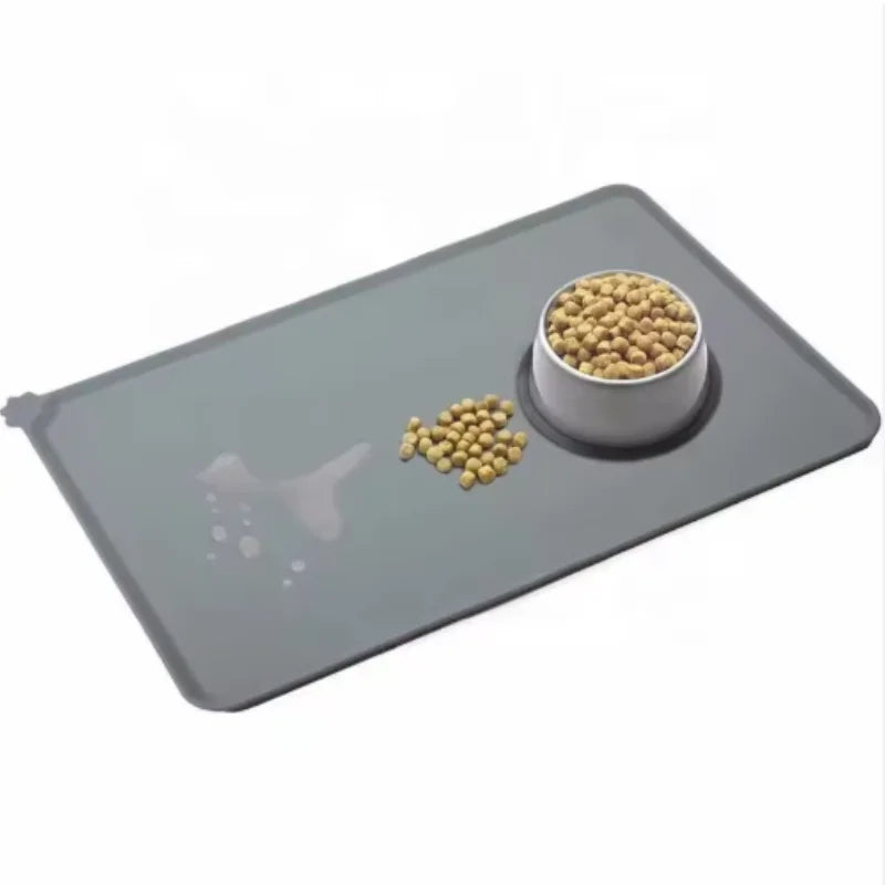 Silicone Pet Meal Mat – Waterproof, Anti-Slip Feeding Bowl Mat for Dogs & Puppies