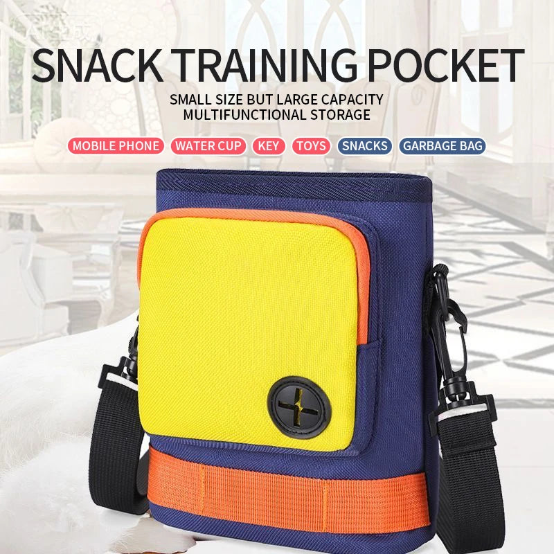 Adjustable Dog Treat Pouch – Multi-Storage Training Waist Bag for Outdoor Use