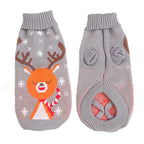 Warm Knitted Dog Sweater Coat – Colorful Winter Pullover