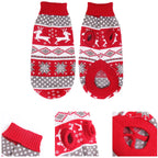 Warm Knitted Dog Sweater Coat – Colorful Winter Pullover