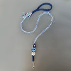 Dog Leash – Handwoven Floral Cotton