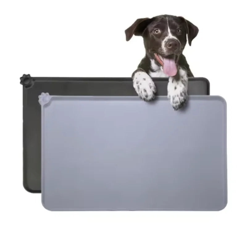 Silicone Pet Meal Mat – Waterproof, Anti-Slip Feeding Bowl Mat for Dogs & Puppies