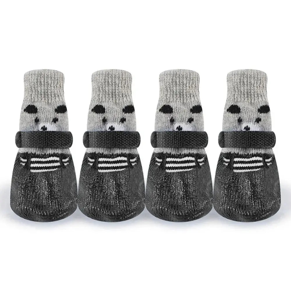 Waterproof Dog Boots – Non Slip Rubber Winter Paw Protectors