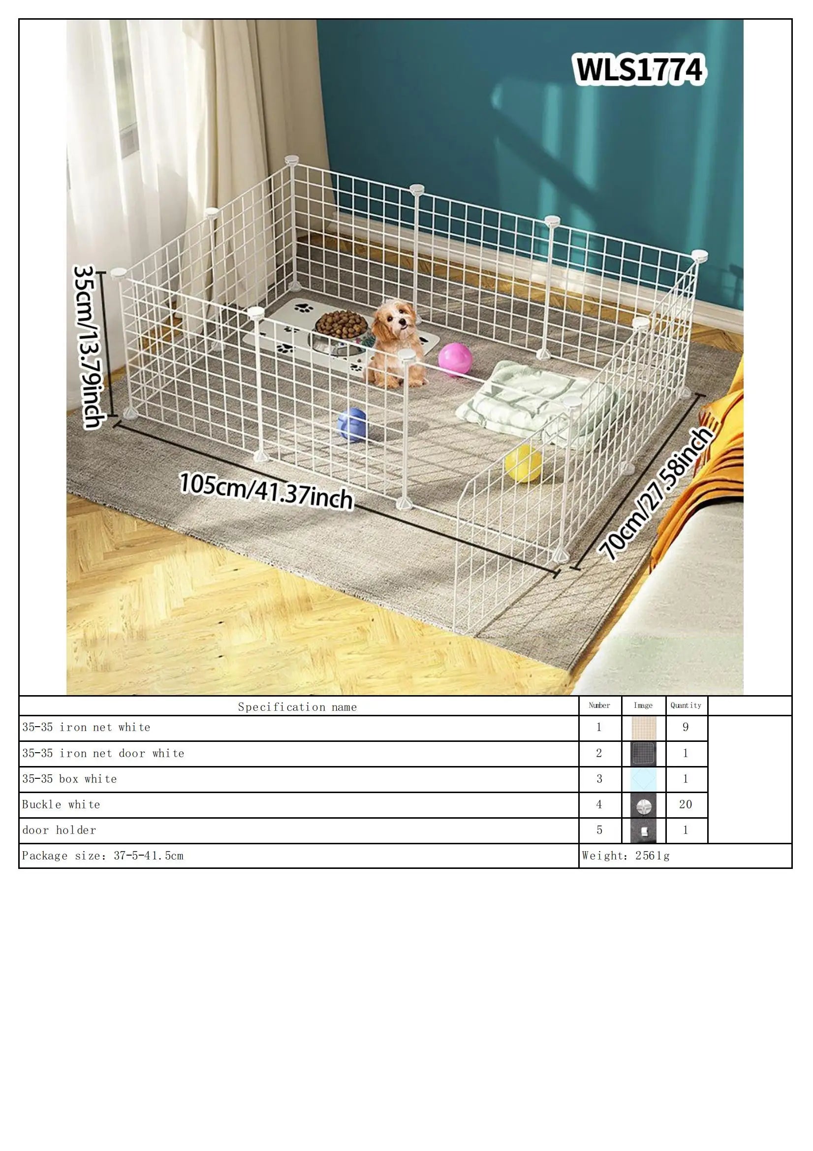 Portable Dog Playpen – DIY Metal Fence