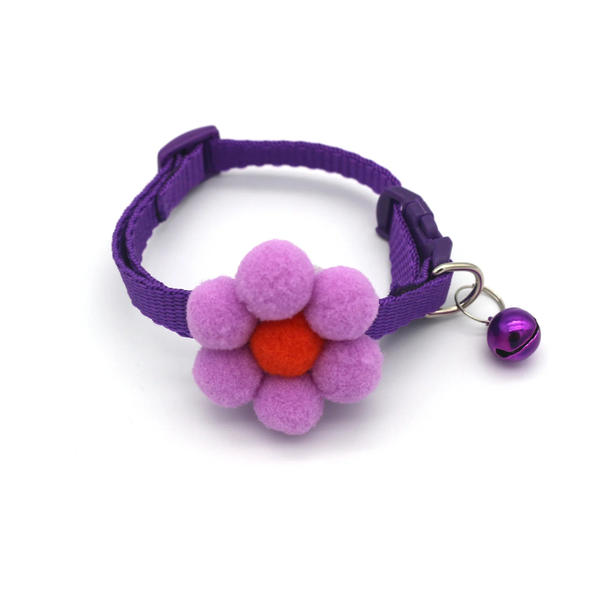 Moonbiffycn Cotton Bowknot Bell Collar for Small Dogs
