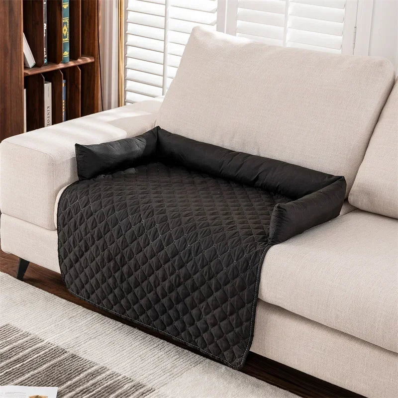 Waterproof Dog Bed Mat – Washable Sofa Slipcover with Neck Pillow & Non-Slip Bottom