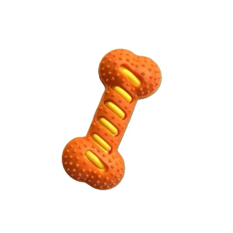 Squeaky Bone Dog Toy – Durable Chew Toy for Large Breeds | TPR Rubber