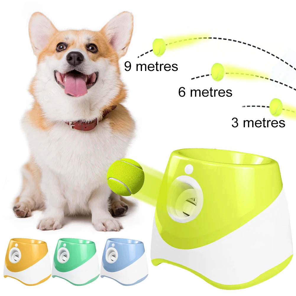 Automatic Dog Tennis Launcher – Rechargeable Fetch Toy