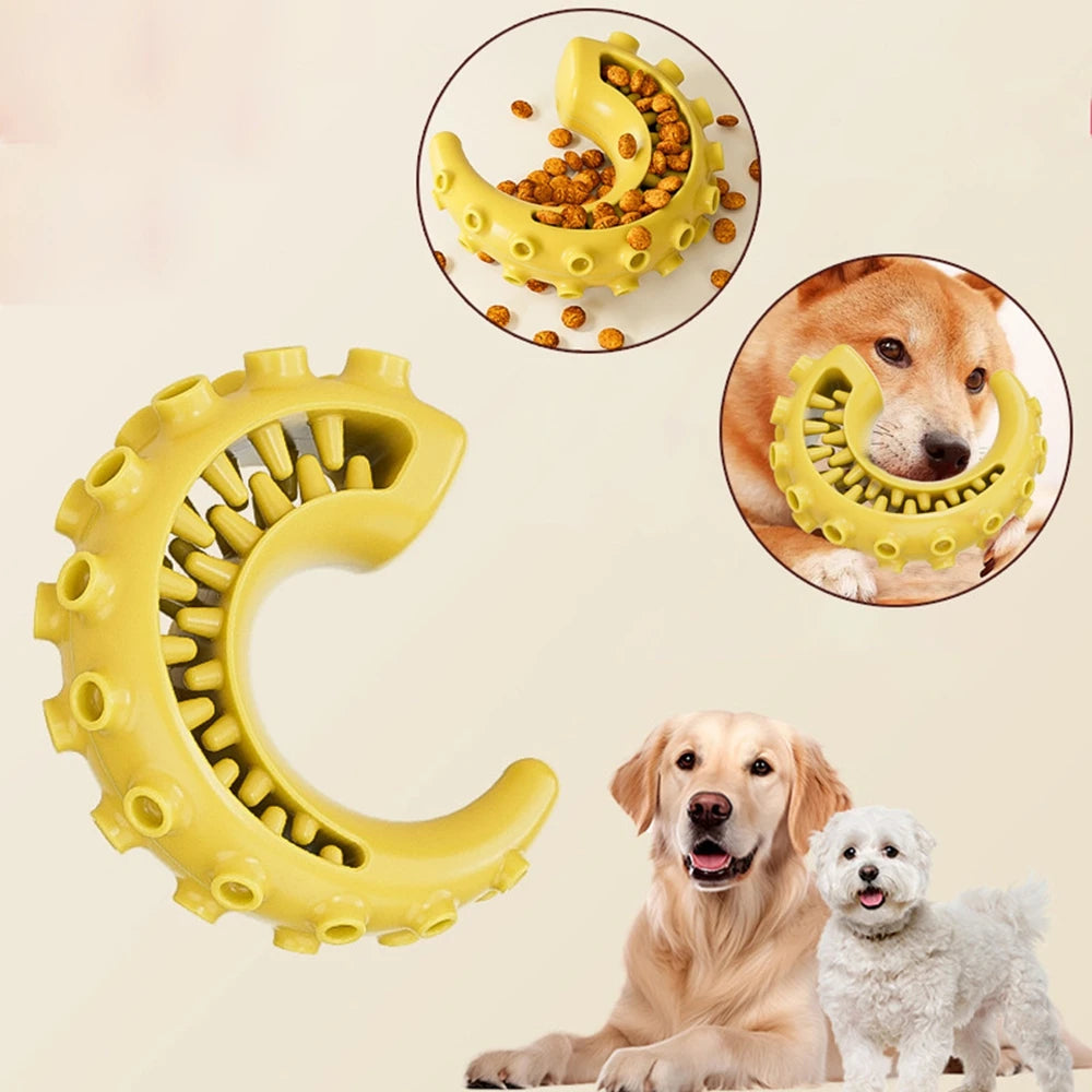 TPR Teeth Cleaning Dog Chew Toy for Small & Medium