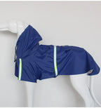 Hooded Dog Raincoat Cloak – Waterproof Reflective Jacket