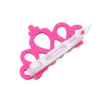 Small Dog Hair Clip Bow Faux Pearl Crown – 1 Pc Cute Pet Accessory