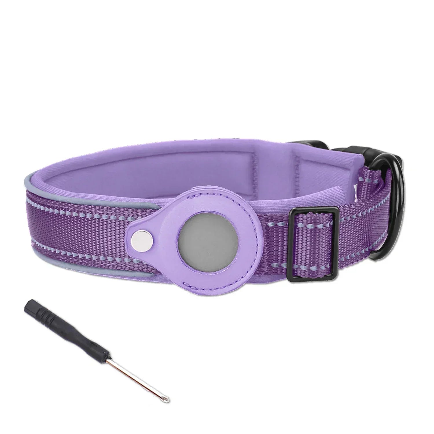 Dog Airtag Collar – Reflective Anti-Lost Tracker Collar