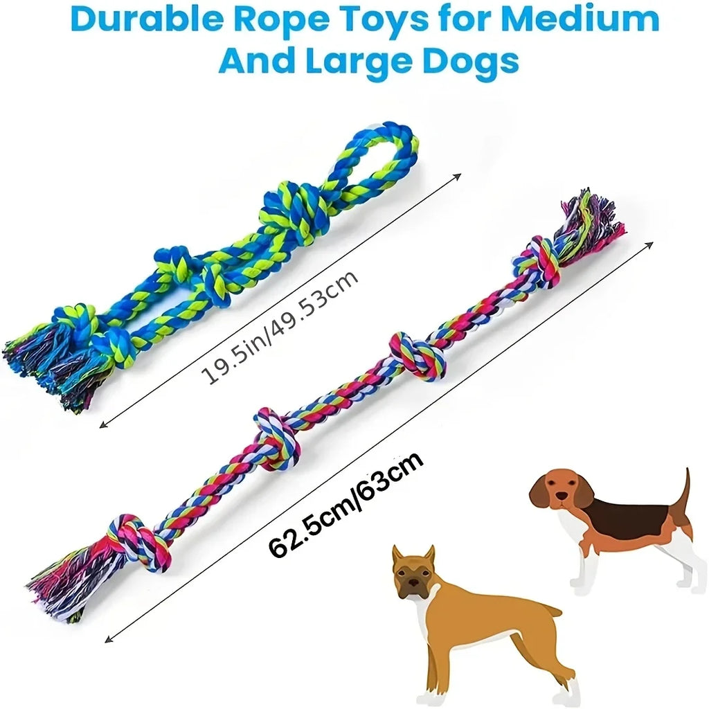 Dog Rope Toy – Dental Tug for Medium & Large Dogs