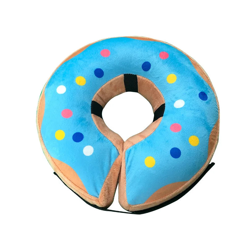 Dog Recovery Collar – Inflatable Donut Cone Adjustable