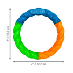 KONG Twistz High-Viz Ring – Glow-in-the-Dark Fetch Toy (S)