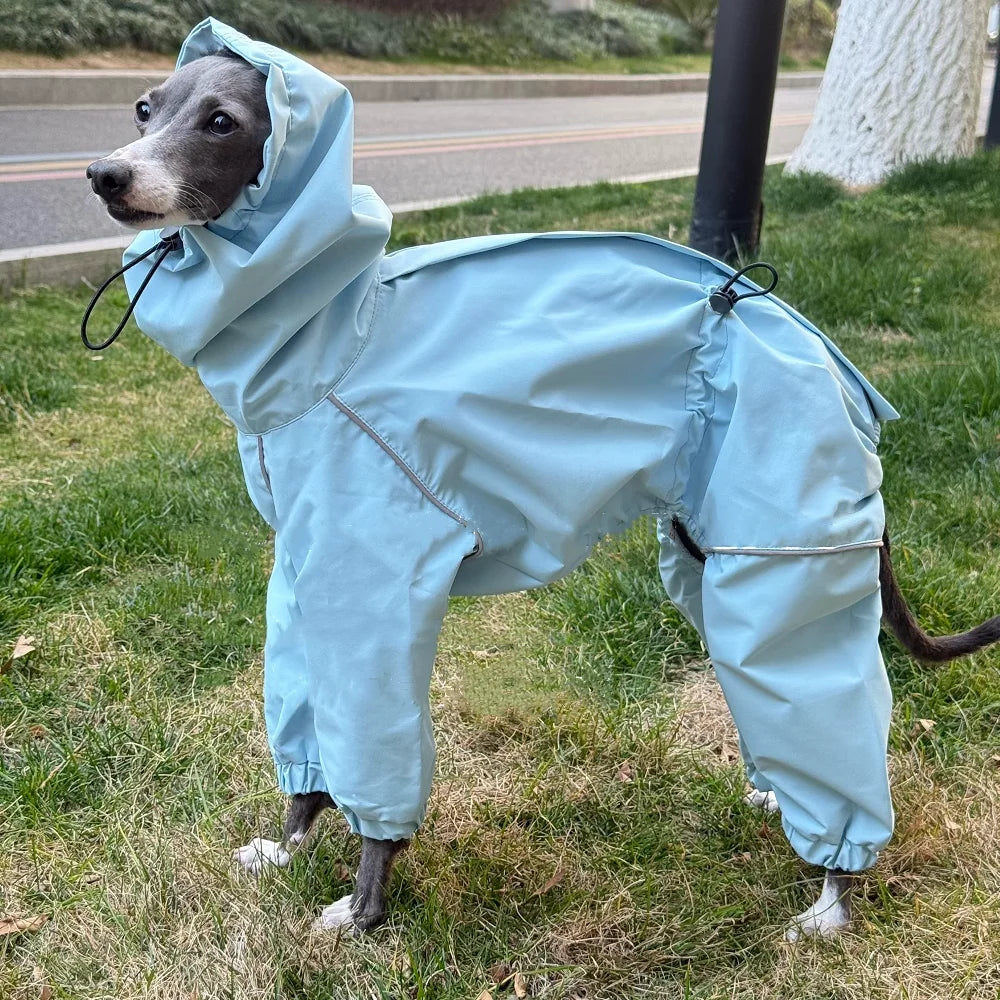 Waterproof Dog Raincoat – Reflective Windproof Jacket