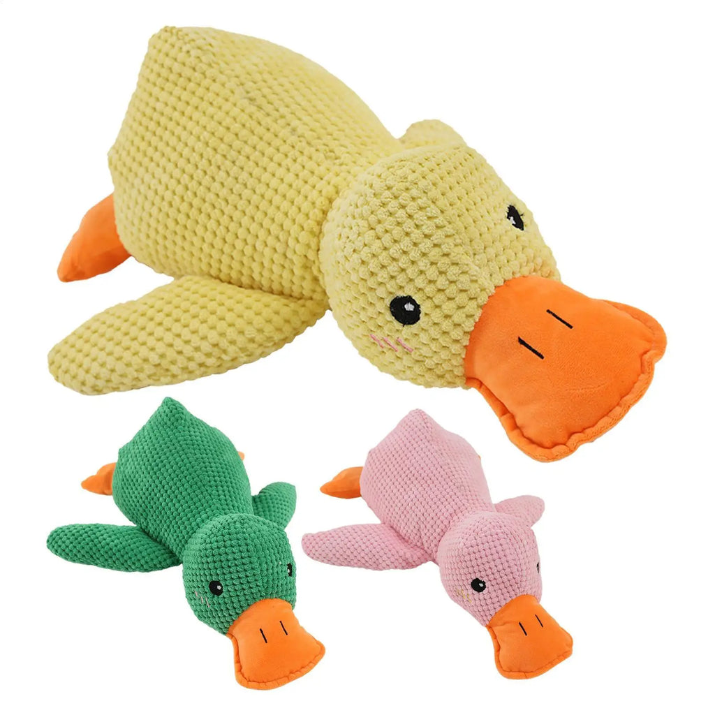 Stomping Duck Plush Dog Toy – Bite Resistant Large