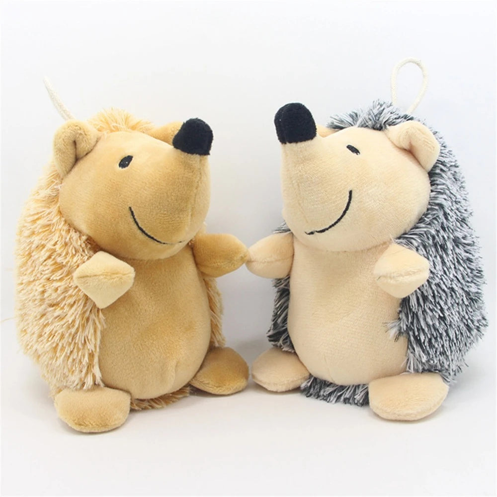 Hedgehog Plush Squeaky Dog Toy for Puppies