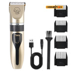 Pet Hair Clipper Set with Ceramic Blades for Dogs and Puppies
