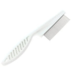 Moonbiffy Dog Grooming Flea Comb – Stainless Steel Hair Brush & Gentle Massage Tool