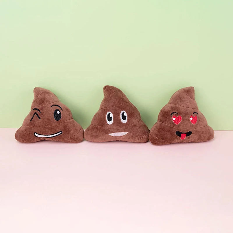 Poop Plush Dog Toy – Funny Cartoon for Training