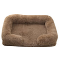 Orthopedic Square Plush Dog Bed – Removable Washable Winter Sofa