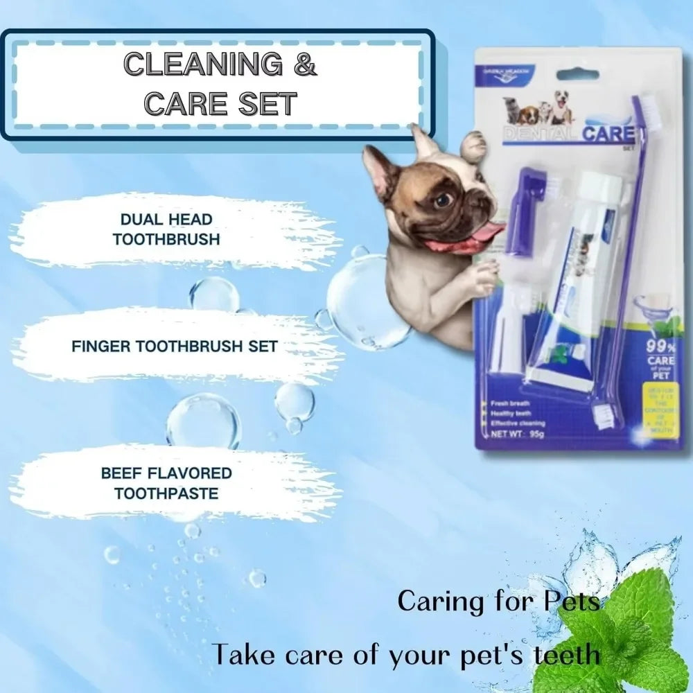 Dog Dental Kit – Toothbrush & Toothpaste Set