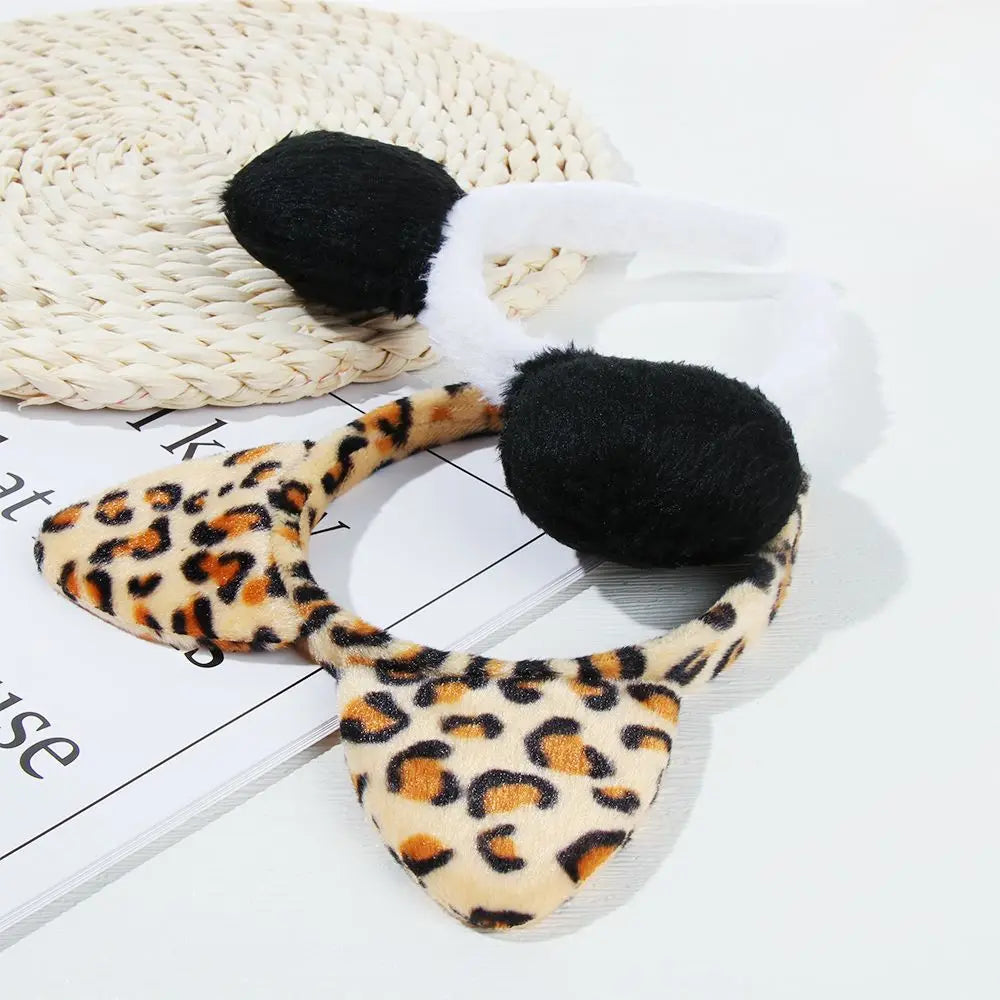 Plush Animal Ears Headband – Cosplay & Party Accessory