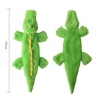 Crocodile Plush Dog Toy – Squeaky Interactive for Outdoor Play
