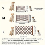 Wooden Dog Gate – Retractable Safety Barrier