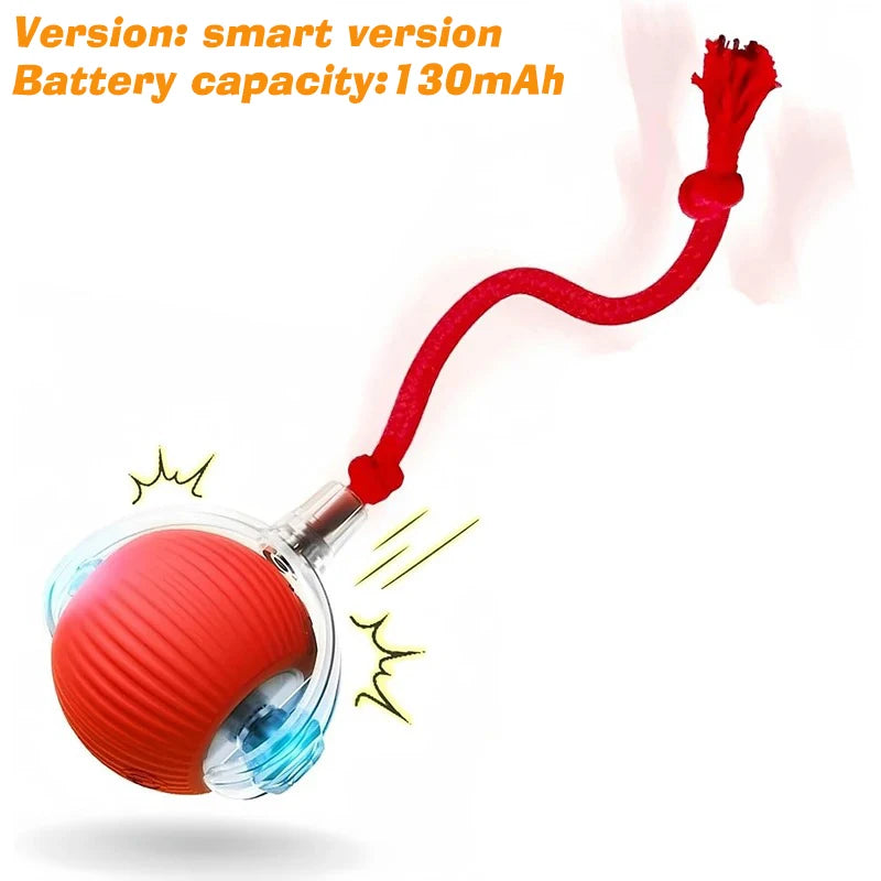Automatic Rolling Dog Ball – Rechargeable Smart Interactive Toy