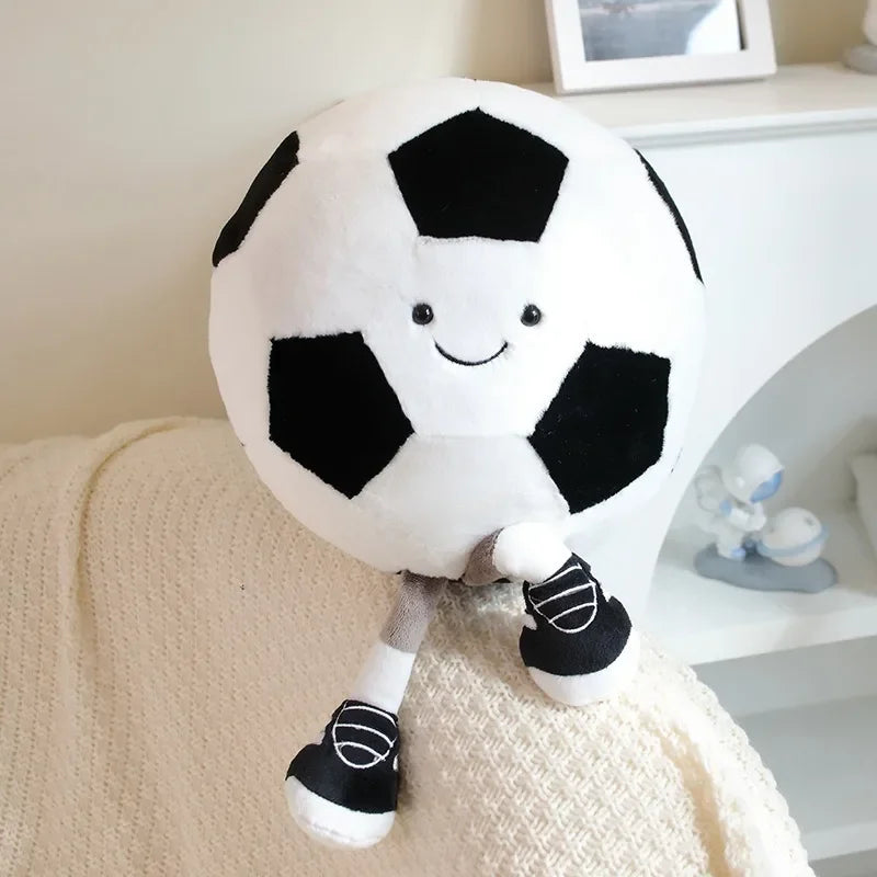 Football & Basketball Plush Dog Toy