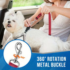 Dog Seat Belt – Dual Headrest Safety Leash