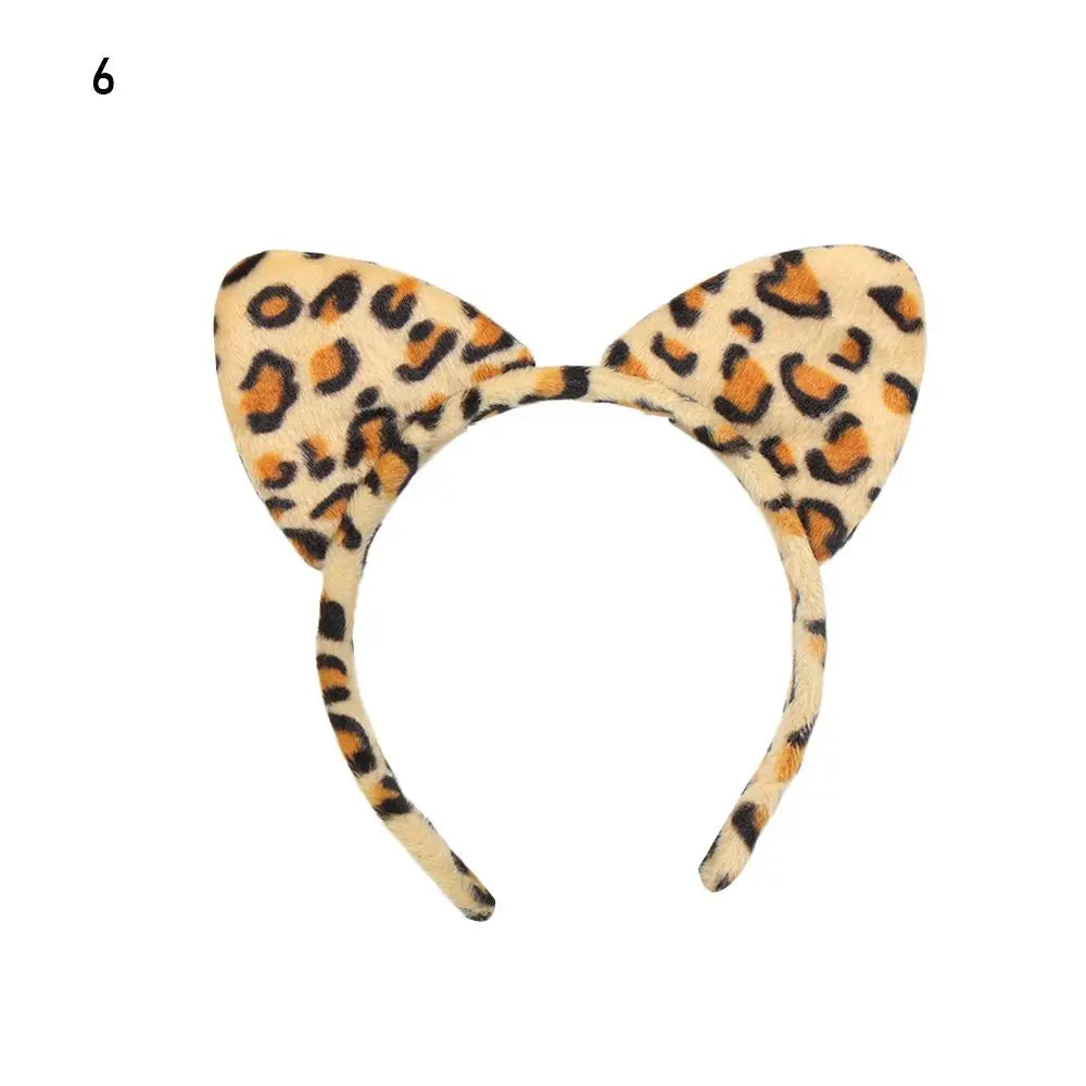 Plush Animal Ears Headband – Cosplay & Party Accessory