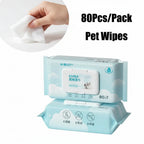 Dog Cleaning Wipes – Gentle No-Rinse Pet Wipes (80pcs)