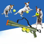Interactive Dog Ball Launcher Toy – Outdoor Tennis Ball Thrower
