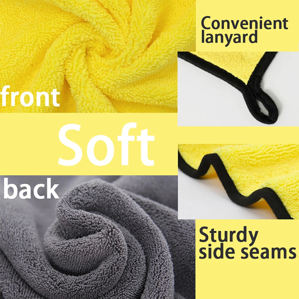 Quick-Dry Dog Bath Towels – Super Absorbent Polyester Microfiber